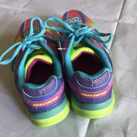 SKECHERS LITE‎ DREAMZ Girls Shoes SIZE 2 DREAMCATCHER 80568L Neon Pink | New - Picture 5 of 5